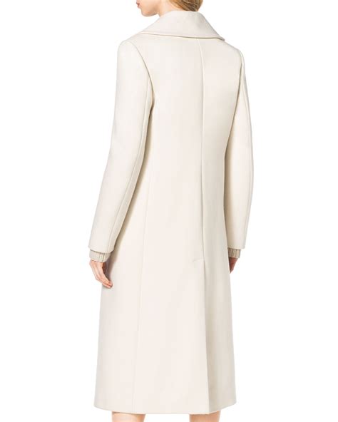 white wool coat michael kors|Michael Kors winter coats sale.